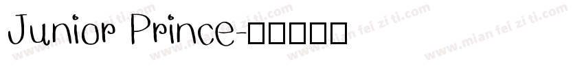 Junior Prince字体转换